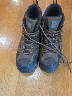 Merrell Brown and Orange Trail Mid Hikers
